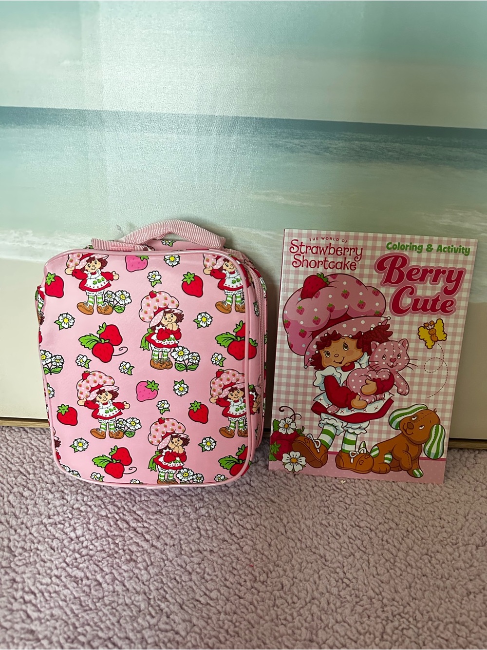 Strawberry Shortcake Pink Kids' Lunch Bag